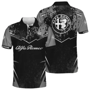 Alfa Romeo Exclusive Logo Men's Polo Shirt 2026 Customize Name