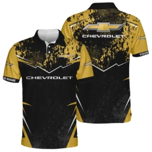 Chevrolet Exclusive Logo Men's Polo Shirt 2026 Customize Name