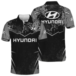 Hyundai Exclusive Logo Men's Polo Shirt 2026 Customize Name