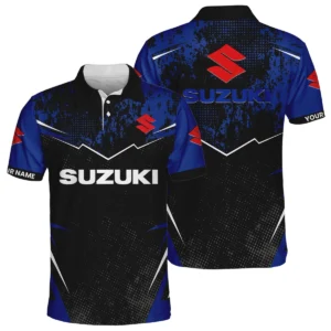 Suzuki Motorcycles Men's Polo Shirt 2026 Customize Name
