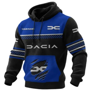 DACIA Car Waffle Knit Pullover Hoodie 2026 Limited Personalized Name