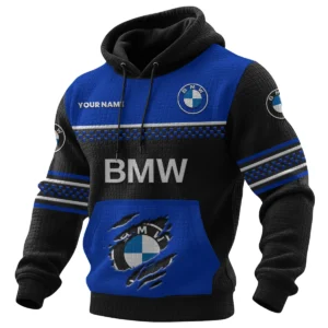 BMW Waffle Knit Pullover Hoodie 2026 Limited Personalized Name