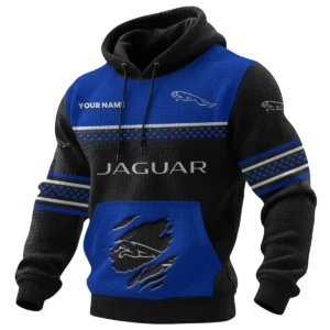Jaguar Waffle Knit Pullover Hoodie 2026 Limited Personalized Name
