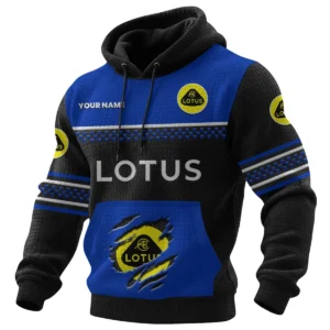 Lotus Cars Waffle Knit Pullover Hoodie 2026 Limited Personalized Name