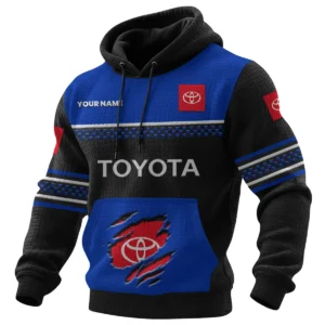 Toyota Waffle Knit Pullover Hoodie 2026 Limited Personalized Name
