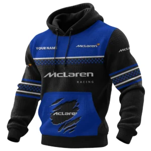 McLaren Racing Waffle Knit Pullover Hoodie 2026 Limited Personalized Name