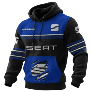 Seat Car Waffle Knit Pullover Hoodie 2026 Limited Personalized Name