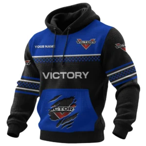 Victory Motorcycles Waffle Knit Pullover Hoodie 2026 Limited Personalized Name
