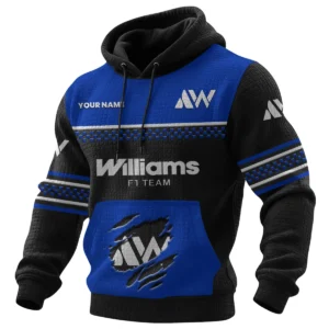 Williams Racing Men's Waffle Knit Pullover Hoodie 2026 Limited Personalized Text