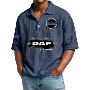 DAF Trucks Waffle Polo Shirt 2026 Limited