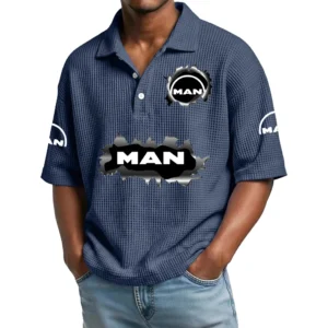 MAN Truck & Bus Waffle Polo Shirt 2026 Limited