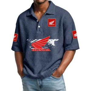 Powersports Honda Waffle Polo Shirt 2026 Limited