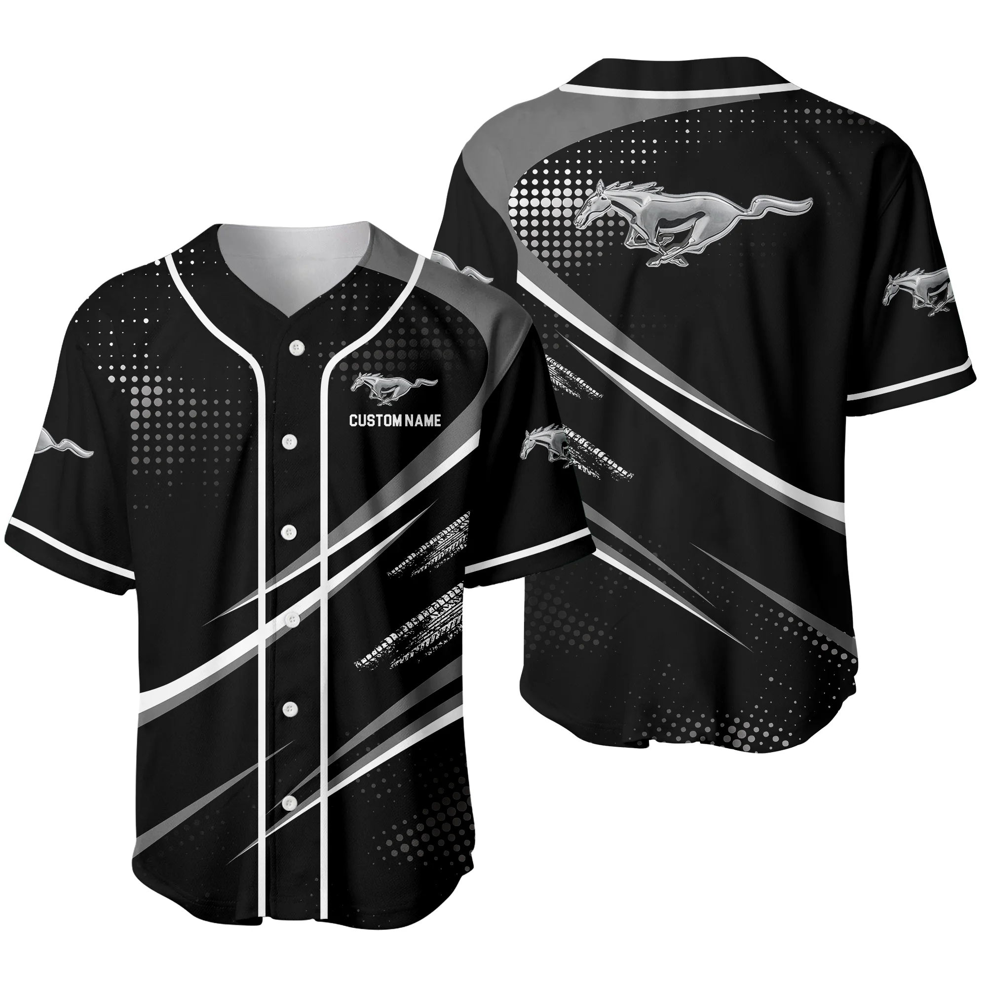 Ford Mustang Baseball Jersey 2026 Limited For Men Women Customize Name Ford Mustang Baseball Jersey 2026 Limited For Men Women Customize Name