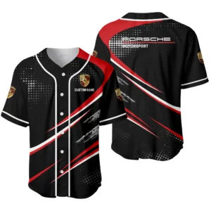Porsche Motorsport Racing Baseball Jersey Limited Customize Name