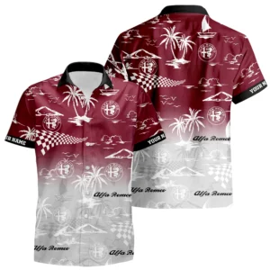 Alfa Romeo Hawaiian Shirt 2026 Limited Premium Crinkle Textured Custom Name