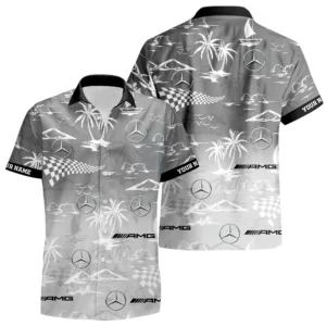 Mercedes AMG Hawaiian Shirt 2026 Limited Premium Crinkle Textured Custom Name
