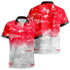 Audi Hawaiian Shirt 2026 Limited Premium Crinkle Textured Custom Name