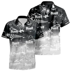 Buell Motorcycles Hawaiian Shirt 2026 Limited Premium Crinkle Textured Custom Name