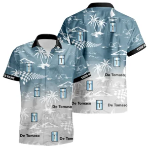 De Tomaso Lux Car Hawaiian Shirt 2026 Limited Premium Crinkle Textured Custom Name