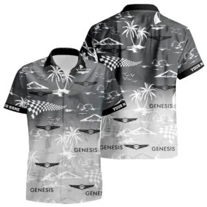 Genesis Hawaiian Shirt 2026 Limited Premium Crinkle Textured Custom Name