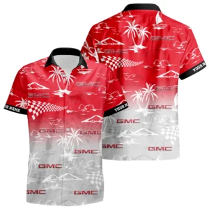 GMC Hawaiian Shirt Premium Crinkle Textured Custom Text