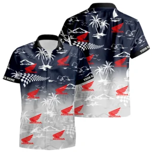 Honda Motorcycles Hawaiian Shirt 2026 Limited Premium Crinkle Textured Custom Name