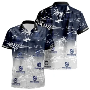 Husqvarna Motorcycles Hawaiian Shirt 2026 Limited Premium Crinkle Textured Custom Name