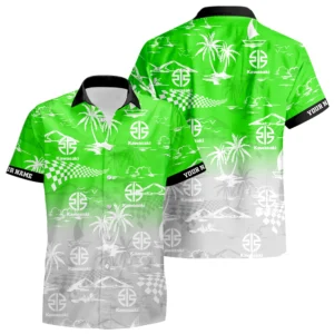 Kawasaki Motorcycles Hawaiian Shirt 2026 Limited Premium Crinkle Textured Custom Name
