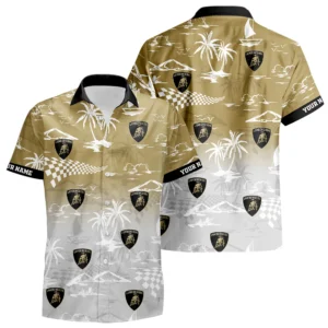 Lamborghini Hawaiian Shirt 2026 Limited Premium Crinkle Textured Custom Name