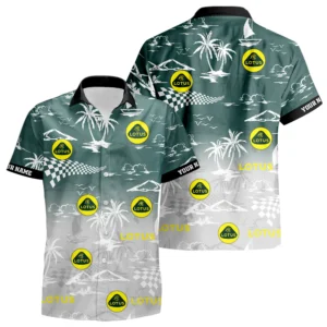 Lotus Cars Hawaiian Shirt 2026 Limited Premium Crinkle Textured Custom Name