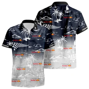 Oracle Red Bull Racing Hawaiian Shirt 2026 Limited Premium Crinkle Textured Custom Name