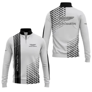 Aston Martin Racing Men’s Stand Collar Quarter Zip Pullover Sweatshirt