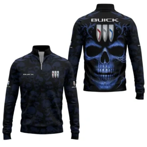 Buick Men’s Stand Collar Quarter Zip Pullover Sweatshirt