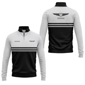Genesis Men’s Stand Collar Quarter Zip Pullover Sweatshirt