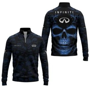 Infiniti Men’s Stand Collar Quarter Zip Pullover Sweatshirt
