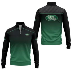 Land Rover Men’s Stand Collar Quarter Zip Pullover Sweatshirt