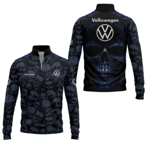 Volkswagen Men’s Stand Collar Quarter Zip Pullover Sweatshirt