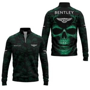 Bentley Men’s Stand Collar Quarter Zip Pullover Sweatshirt