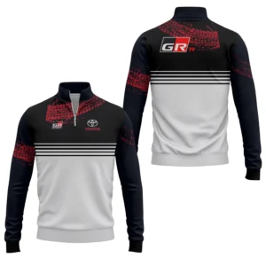 Toyota Gazoo Racing Men’s Stand Collar Quarter Zip Pullover Sweatshirt