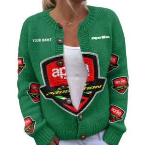 Aprilia Women's Knitted Sweater Customize Name