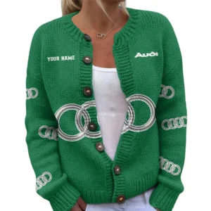 Audi Women's Knitted Sweater Customize Name
