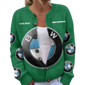 BMW Motorrad Women's Knitted Sweater Customize Name