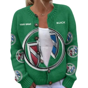 Buick Women's Knitted Sweater Customize Name