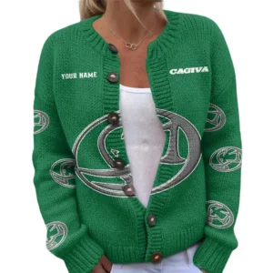 Caviga Women's Knitted Sweater Customize Name