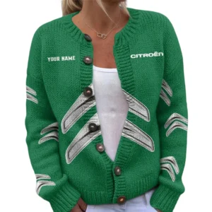 Citroen Women's Knitted Sweater Customize Name