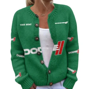 Dodge Women's Knitted Sweater Customize Name