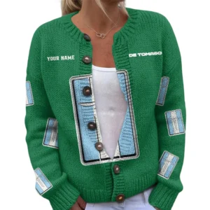 De Tomaso Women's Knitted Sweater Customize Name