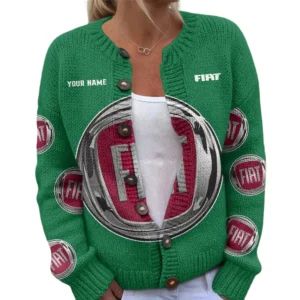 Fiat Women's Knitted Sweater Customize Name