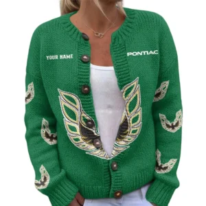 Firebird Pontiac Women's Knitted Sweater Customize Name