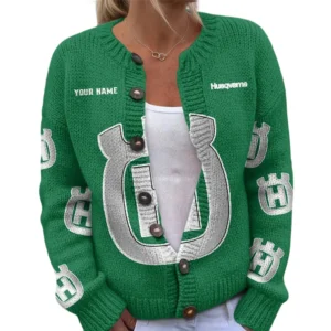 Husqvarna Women's Knitted Sweater Customize Name